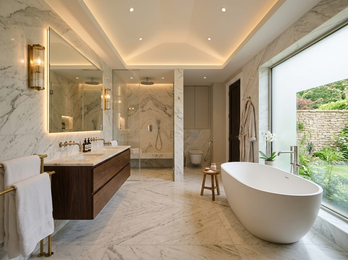 Custom Bathroom Renovation in Sadler