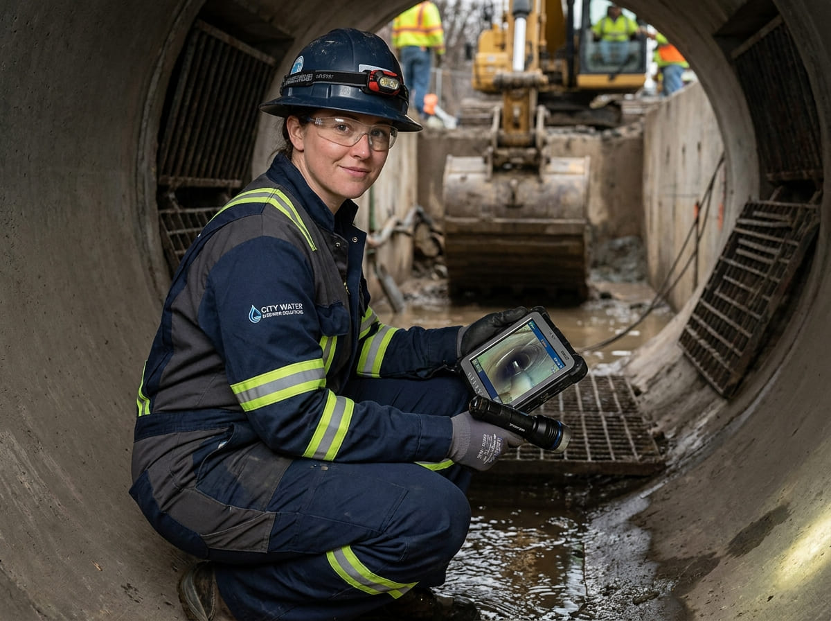 Sewer Line Inspection & Replacement in Sadler